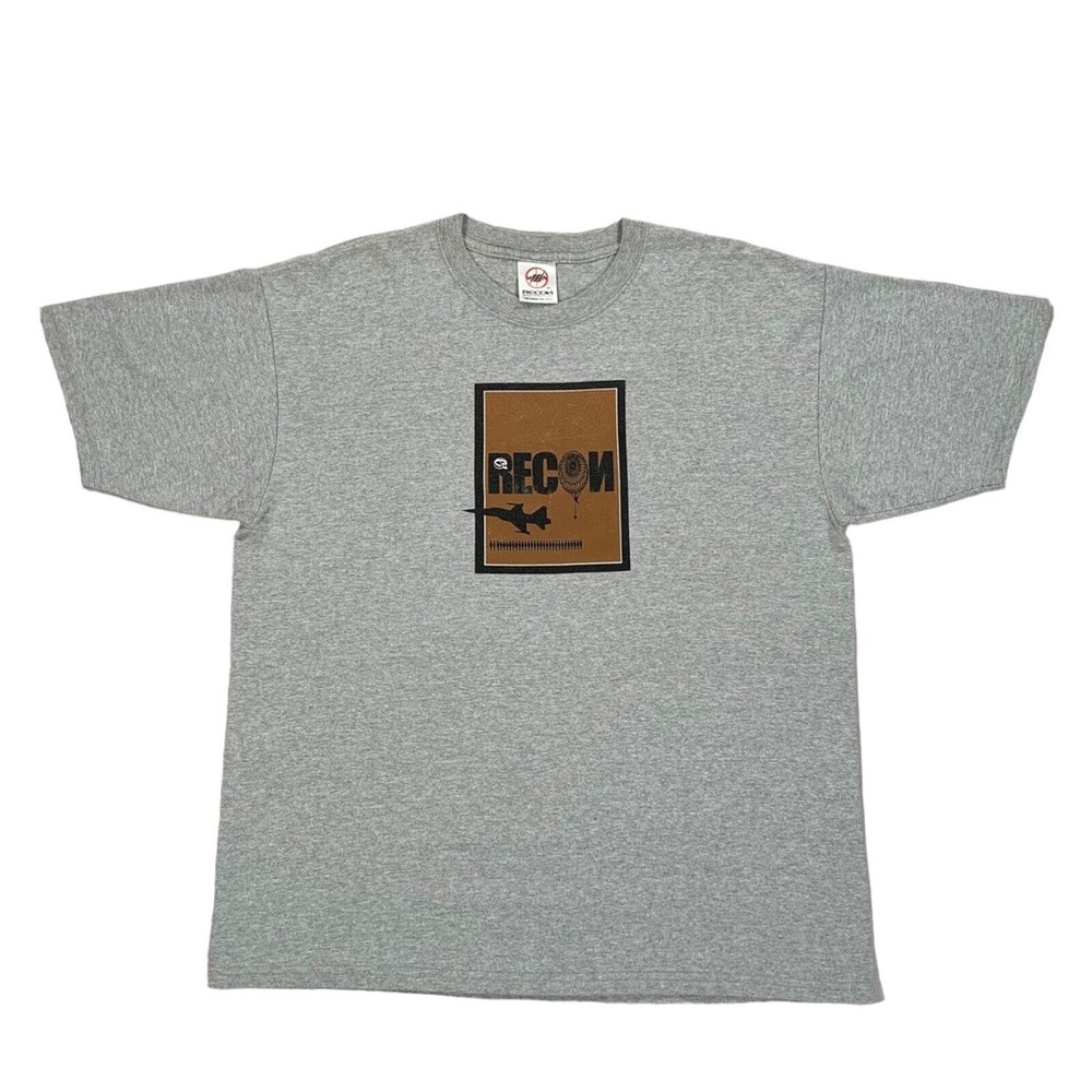 Vintage Recon Futura Stash Gray You Know The Drill Short Sleeve T Shirt Size XL